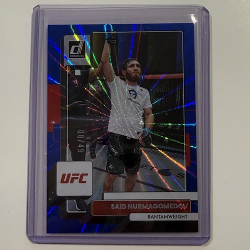 2023 Panini Donruss UFC - SAID NURMAGOMEDOV Holo Blue Laser 08/49 #29