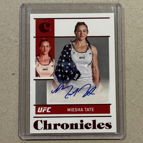 2022 Panini Chronicles UFC - MIESHA TATE Signatures #CS-MST