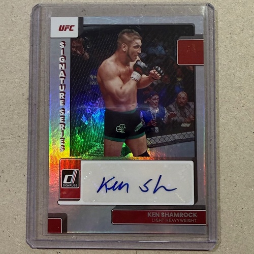 2023 Panini Donruss UFC - KEN SHAMROCK Signature Series Auto #SG-KSH