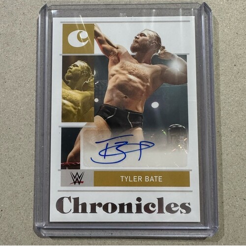 2022 Panini WWE Chronicles - TYLER BATE Auto #CS-TBT