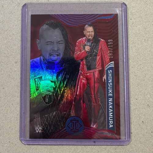 2022 Panini Chronicles WWE SHINSUKE NAKAMURA Illusions Red Parallel 183/199