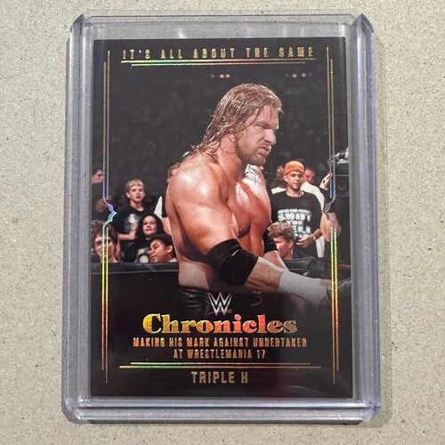 2022 Panini Chronicles WWE It's All About The Game - TRIPLE H  #HHH-24