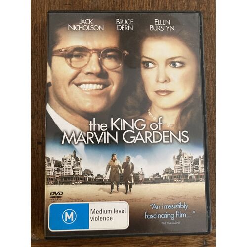 The King of Marvin Gardens (1972) Dvd Jack Nicholson Bruce Dern Ellen Burstyn