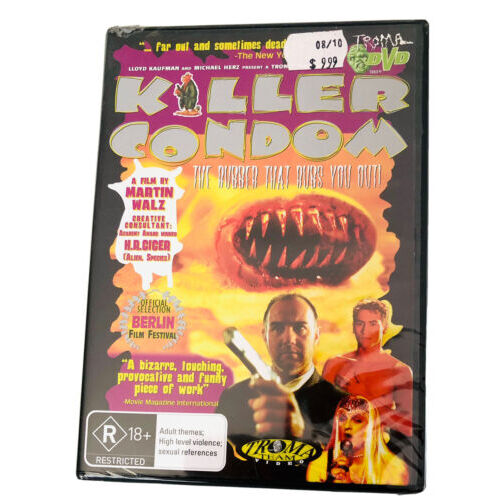 TROMA Dvd Killer Condom All Region 0 - Ralph Konig Comic Cult Movie