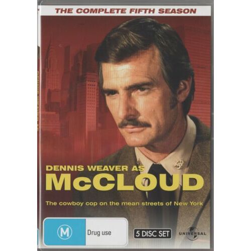 McCloud : Season 5 (DVD, 2011, 5-Disc Set) Region 4