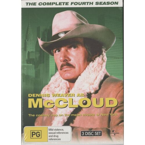 McCloud : Season 4 (DVD, 2011, 3-Disc Set) Region 4