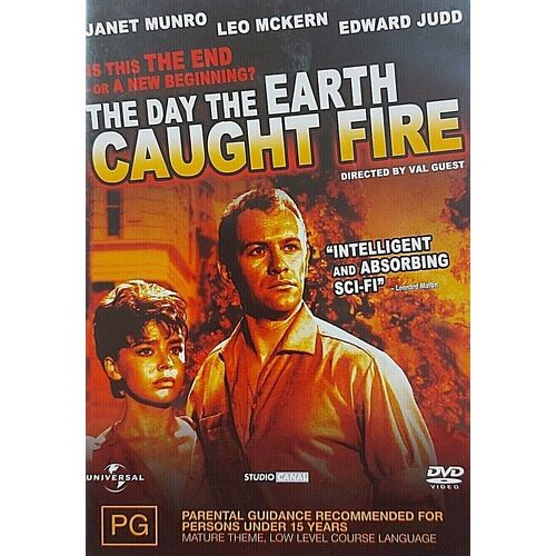 THE DAY THE EARTH CAUGHT FIRE DVD 1961 JANET MUNRO BRAND NEW UNSEALED REGION 4