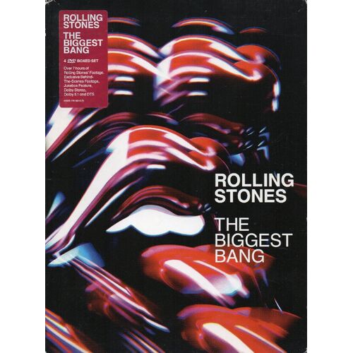 ROLLING STONES - THE BIGGEST BANG 4xDVD BOX SET 2007 OVER 7 HRS