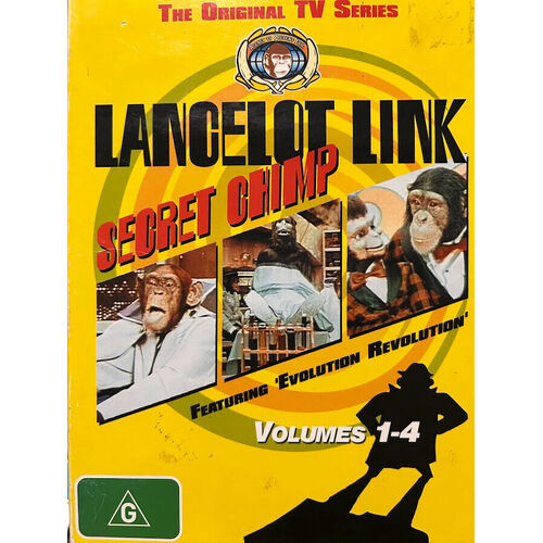 Lancelot Link Secret Chimp Complete TV Series 4 DVD Set Multi Region Box Set VGC