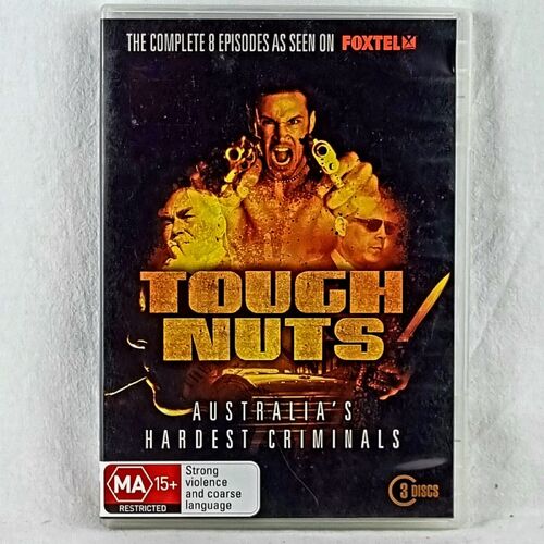 TOUGH NUTS Australia's Hardest Criminals DVD True Crime 3 Disc Reg 4 Tara Moss