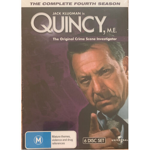 Quincy M.E. : Season 4 (DVD, 1978) 6 Disc Sealed Region 4