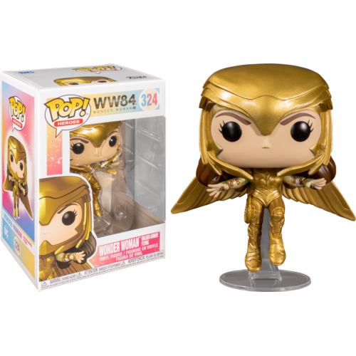 Wonder Woman: 1984 - Wonder Woman Gold Flying Pose #324 Pop! Vinyl